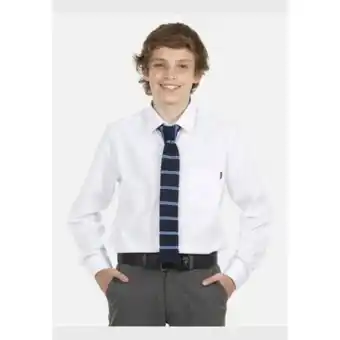 Linio Camisa escolar lisa juvenil blanco maui and sons oferta
