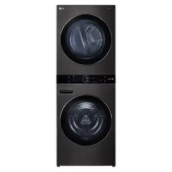 Linio Lavadora secadora lg 22/16 kg lg wk22bs6 torre de lavado oferta