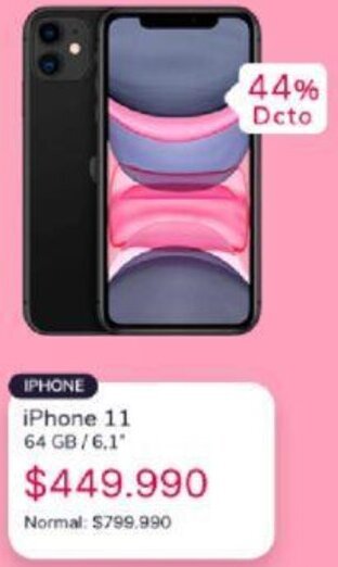 Abc iPhone 11 64GB /6,1" oferta