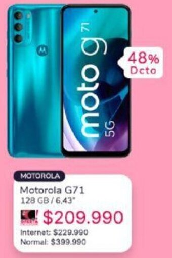 Abcdin Motorola G71 128GB/6,43" oferta