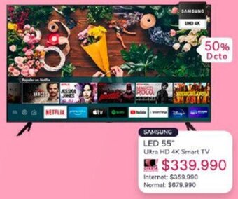 Abcdin Samsung LED 55" Ultra HD 4K Smart TV oferta