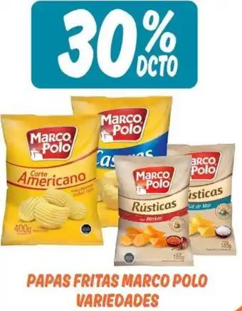 Mayorista 10 Papas Fritas Marco Polo Varidades oferta
