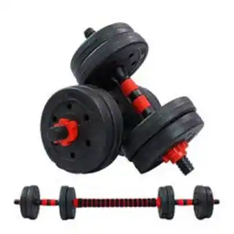 Abcdin Set mancuernas k-fit barra ajustable 30 kg oferta