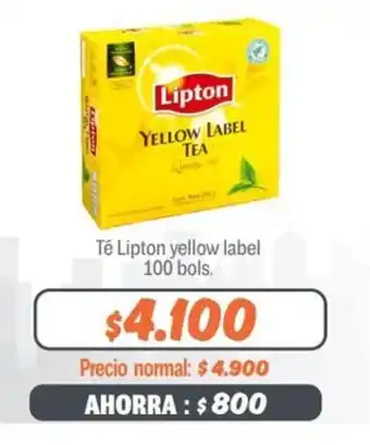 Mayorista 10 Té Lipton Yellow Label 100 bols. oferta