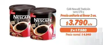 Mayorista 10 Café Nescafé Tradición tarro 170g oferta