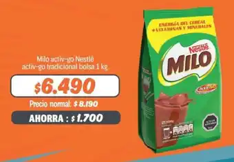 Mayorista 10 Milo Activ-Go Nestlé 1kg oferta