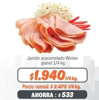 Mayorista 10 Jamón Acaramelado Winter granel 1/4kg oferta