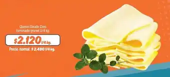 Mayorista 10 Queso Gauda Calo Laminado granel 1/4kg oferta