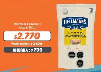 Mayorista 10 Mayonesa Hellmann's Regular 900g oferta