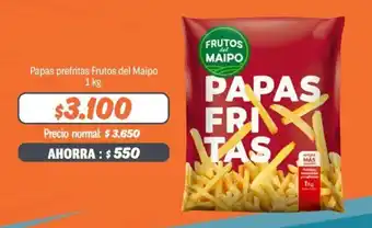 Mayorista 10 Papas Prefritas Frutos del Maipo 1kg oferta