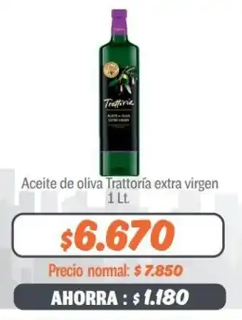 Mayorista 10 Aceite de Oliva Trattoría Extra Virgen 1lt oferta