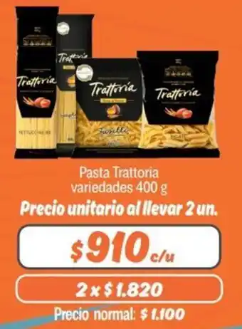 Mayorista 10 Pasta Trattoria variedades 400g oferta