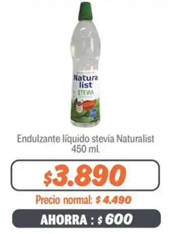 Mayorista 10 Endulzante Líquido Stevia Naturalist 450ml oferta