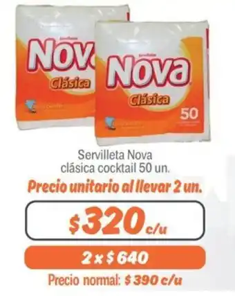 Mayorista 10 Servilleta Nova Clásica 150 un oferta