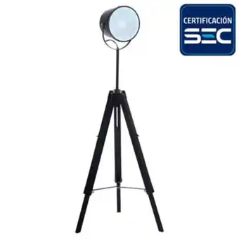 Linio Lámpara de pie foco negro e27 30 w. oferta