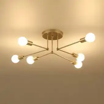 Linio Lámpara de iluminación 6 cabeza retro de dormitorio principal oferta