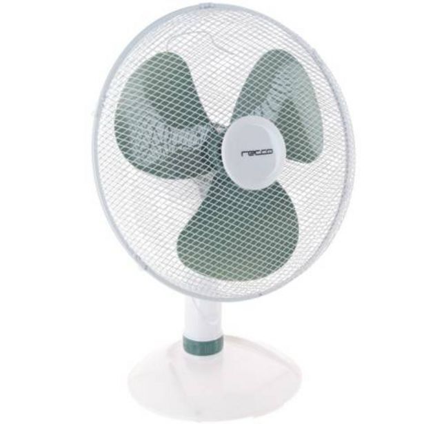 Linio Ventilador de mesa 16" blanco/gris oferta