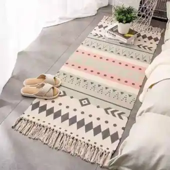 Falabella Bajada de cama larga alfombra tela tejido 03 oferta