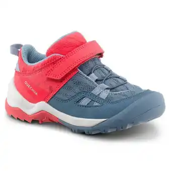 Decathlon Zapatillas de senderismo niños crossrock rosado/azul oferta