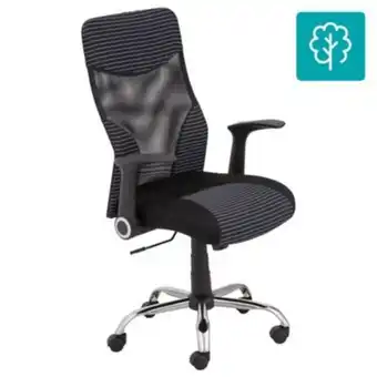 Linio Silla ergonómica capricornio 104x63x62 cm negro. oferta