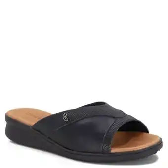 Falabella Usaflex sandalia mujer cuero negro oferta