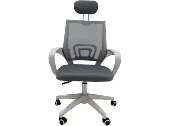 Ripley Silla de oficina blanca pc escritorio ergonómica alta oferta