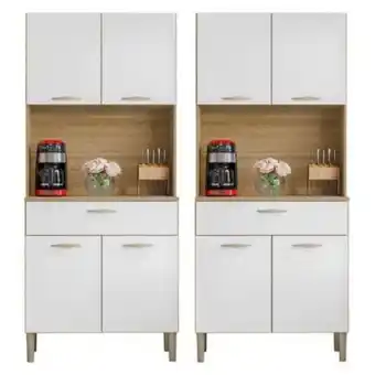 Linio Combo 2 muebles de cocina m-1999 cris 4 puertas oferta