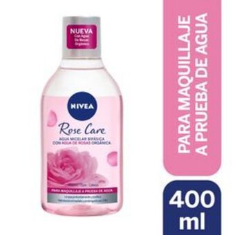 Salcobrand Agua micelar bifásica nivea rose care 400ml oferta