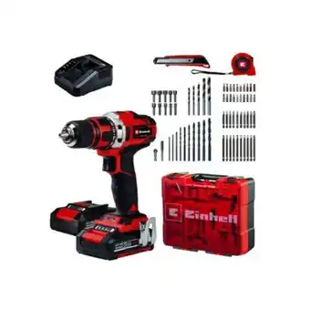 Linio Kit de taladro inalámbrico 40 nm + 69 acc + cargador + 2 bat (2ah) einhell oferta