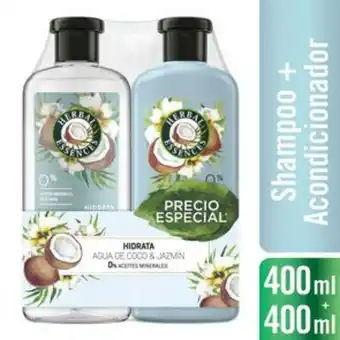 Maicao Hidrat. agua de coco y jazmín shampoo 400 ml+ acon... oferta