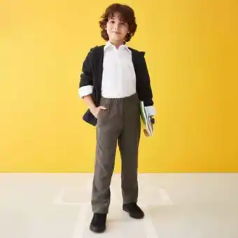 Linio Holley pantalon escolar, 65% poliester 35% viscosa, fit regular , pretina 100 % elasticada, 2 bolsillos al costado, 1 bolsil oferta