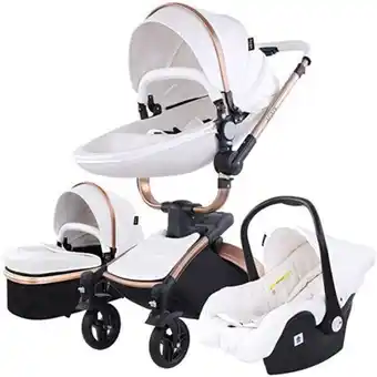 Paris Coche agape max of aulon 3 en 1, carrito de bebé de lujo con silla oferta
