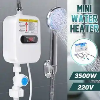 Linio Calentador eléctrico de agua instantáneo de 3500w calefacción oferta