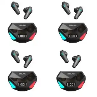 Linio Pack de 4 audífonos bluetooth new gamer delav game z9+ wireless 5 hrs oferta
