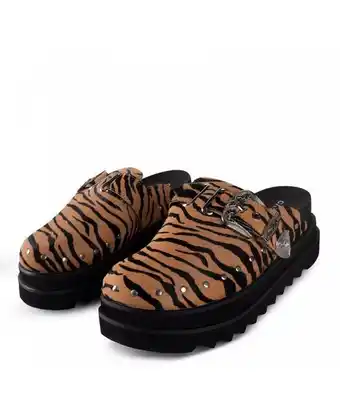 C Moran Zuecos mujer 9002 cuero pelo oferta