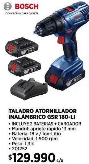 Construmart Taladro atornillador bosch oferta
