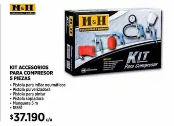 Construmart Kit accesorios para compresor oferta