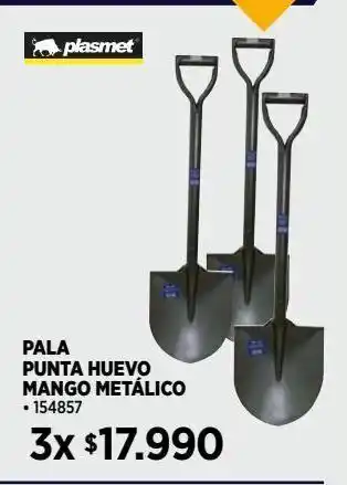 Construmart Pala punta huevo plasmet oferta