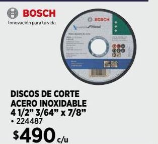 Construmart Discos de corte bosch oferta