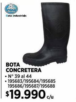 Construmart Bota concretera oferta