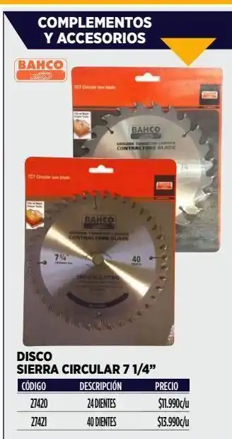 Construmart Sierra circular banco oferta