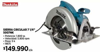 Construmart Sierra circular makita oferta