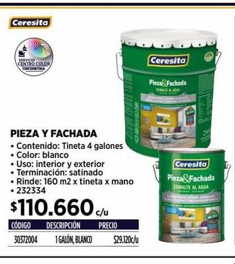 Construmart Pieza y fachada oferta