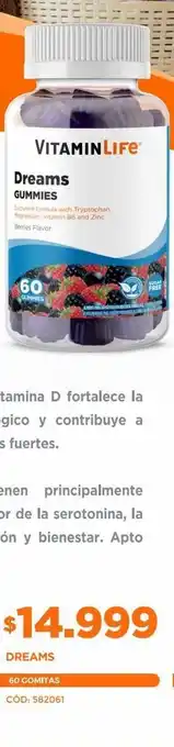 Salcobrand Dreams vitaminlife 60 gummies oferta