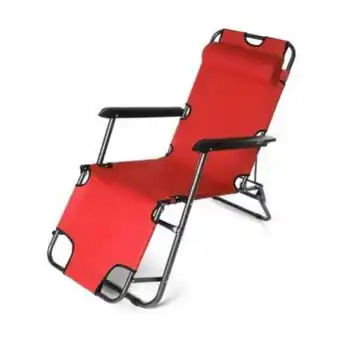 Linio Silla reposera playa camping alta plegable silla reclinable roja oferta