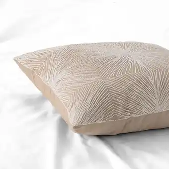 Rosen Funda de cojín bordado punto luz 50 x 50 cm oferta