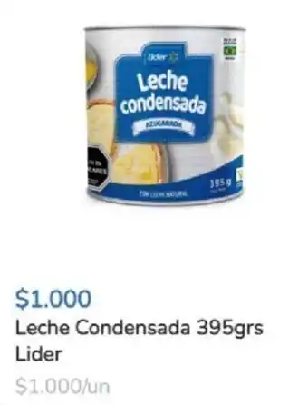 Super Bodega a Cuenta Leche Condensada 395g Lider oferta