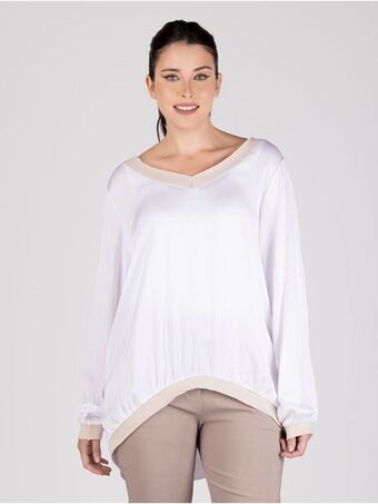 Lineatre Blusa blanco lineatre oferta