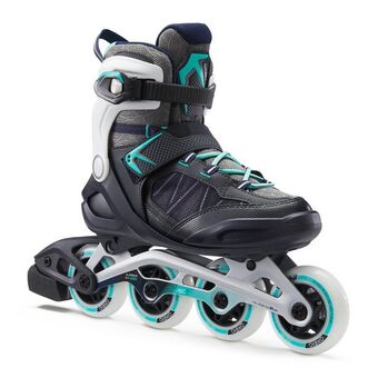 Decathlon Patines en línea adulto verde menta fit500 oferta