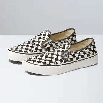 Vans Zapatillas ua slip-on vr3 sf checkerboard black/marshmallow oferta